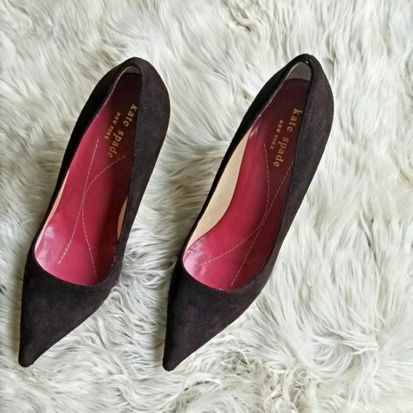 Kate Spade Suede Pumps Size 7B - Picture 1 of 4